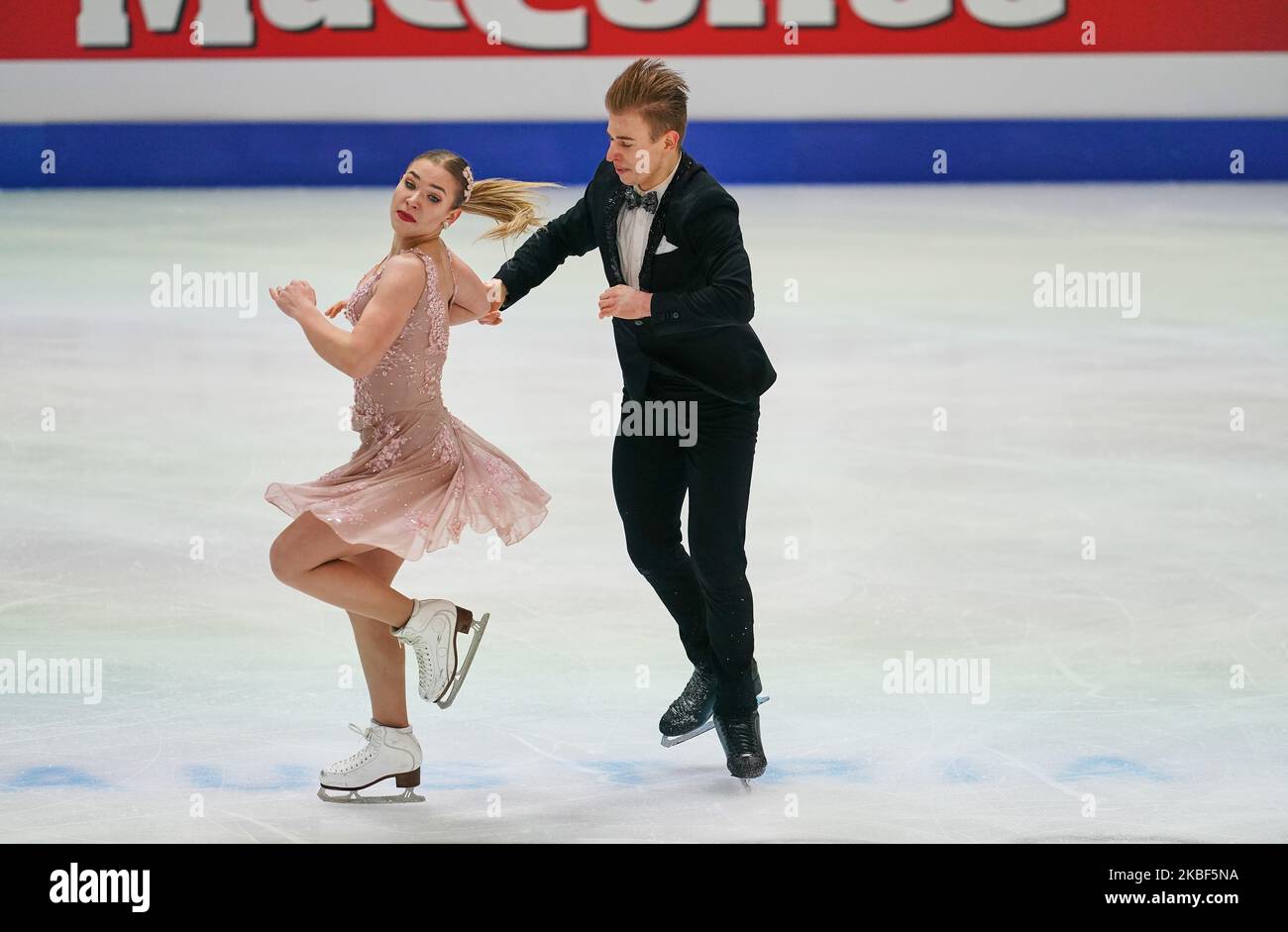 Natalie Taschlerova and Filip Taschler of Czech Republic during Ice