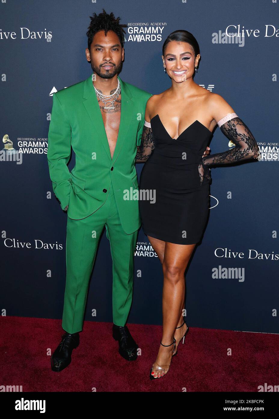 BEVERLY HILLS, LOS ANGELES, CALIFORNIA, USA - JANUARY 25: Miguel and