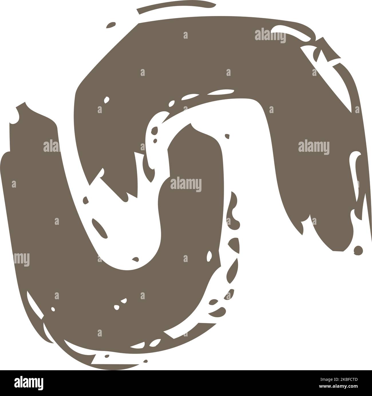 Abstract shape modern art design element for print and web background Stock Vector