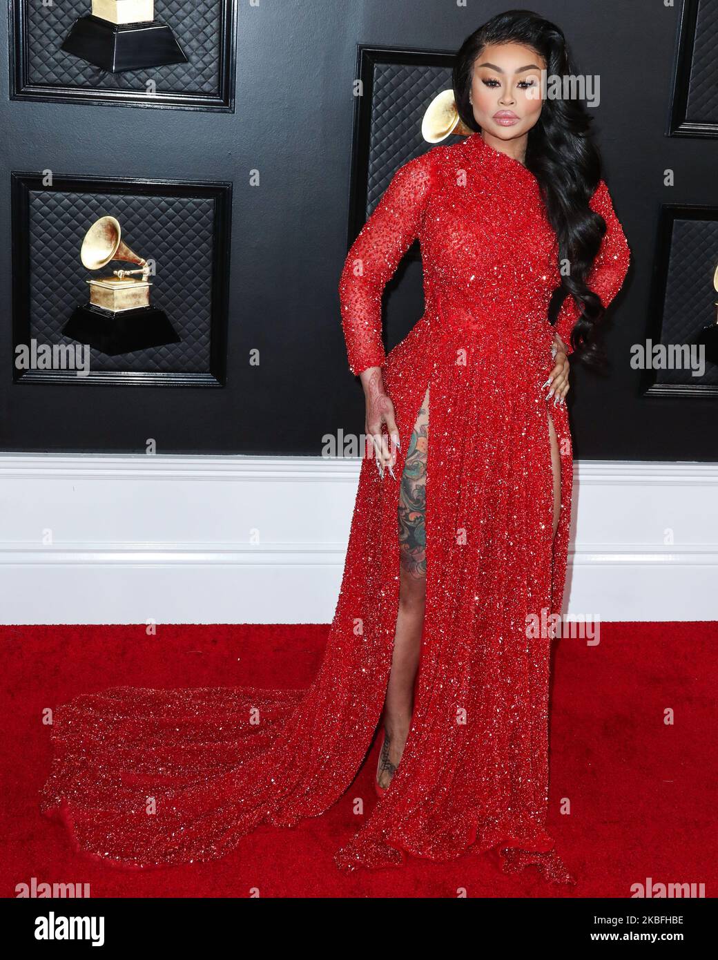 LOS ANGELES, CALIFORNIA, USA JANUARY 26 Blac Chyna arrives at the