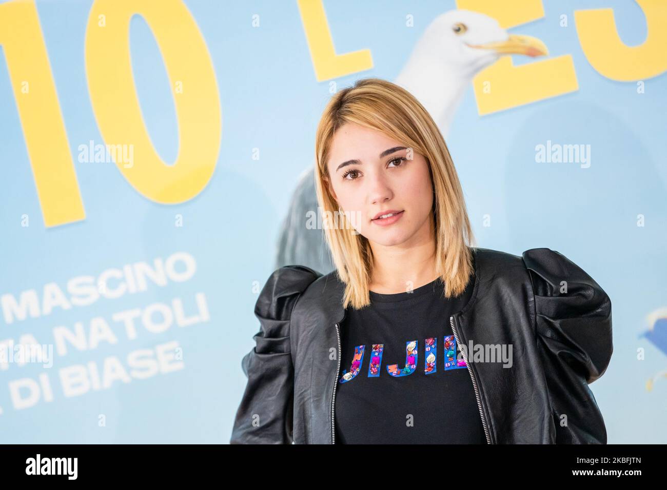 Sabrina Martina during the photocall film 'Odio L'Estate' at Cinema Adriano in Rome, Italy, on 27 January 2020. (Photo by Mauro Fagiani/NurPhoto) Stock Photo