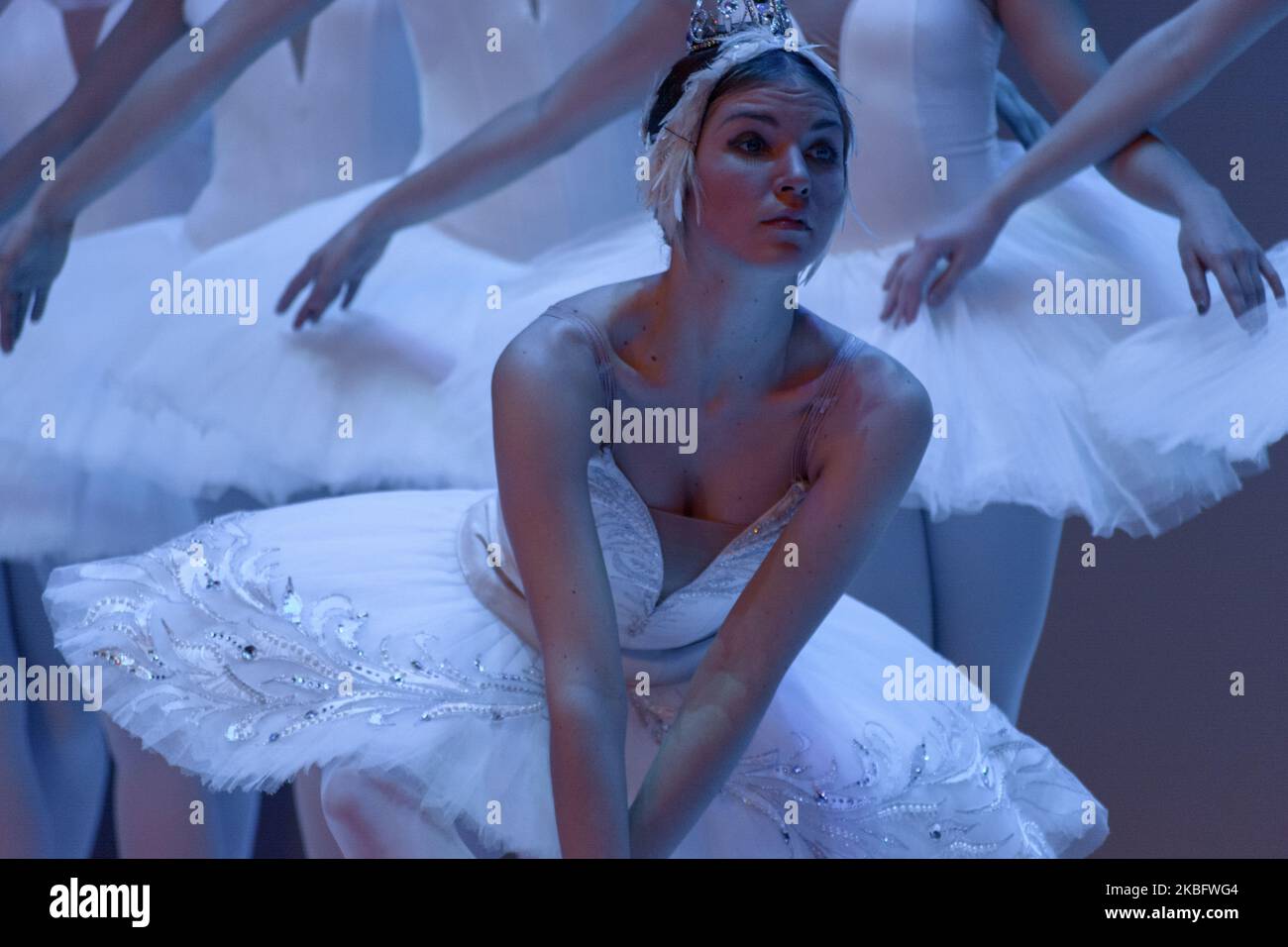 Real Ballet The Ballet dancers are seen during the performance of 'Swan Lake' of ...