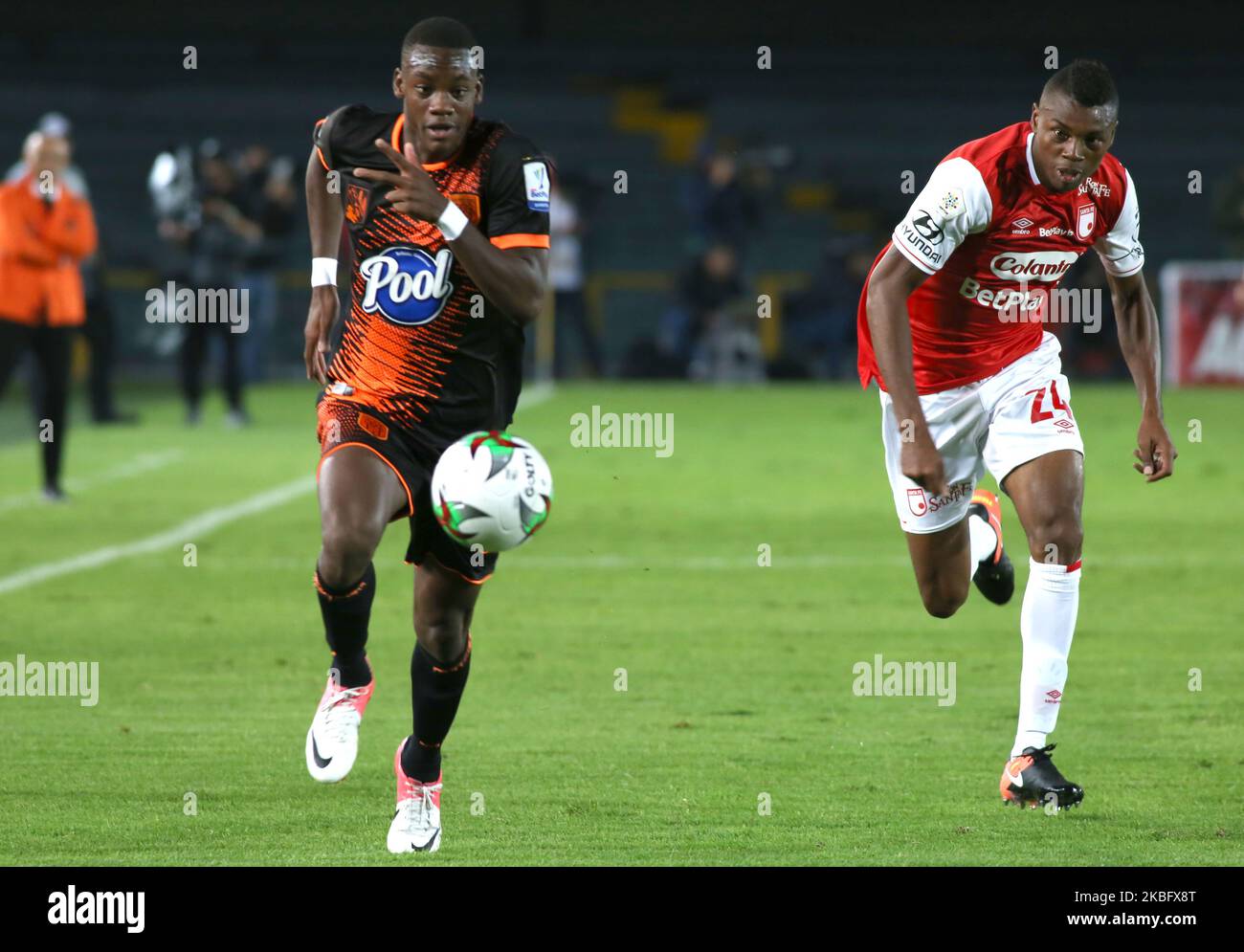 Jeisson palacios of independiente santa fe hires stock photography and