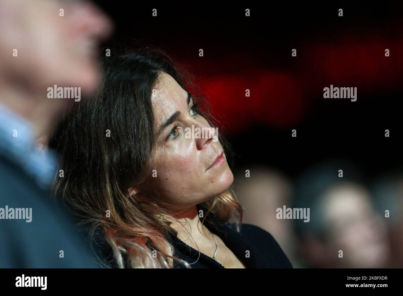 French comedian Blanche Gardin takes part in a report of the Abbe Pierre Foundation on poor quality housing conditions, on January 31, 2020 in La Defense, near Paris. (Photo by Michel Stoupak/NurPhoto) Stock Photo