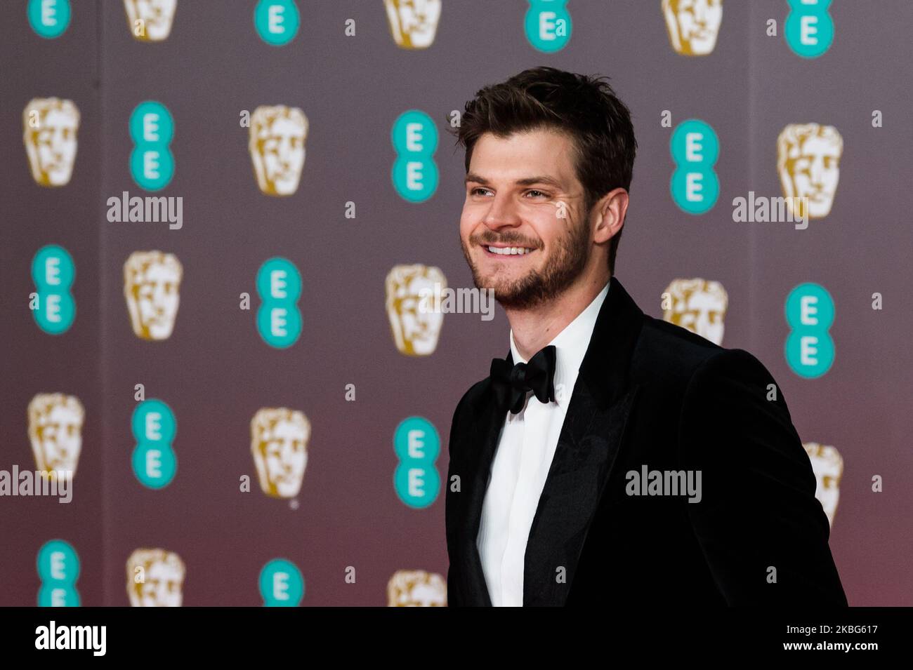 JIm Chapman attends the EE British Academy Film Awards ceremony at the Royal Albert Hall on 02 February, 2020 in London, England. (Photo by WIktor Szymanowicz/NurPhoto) Stock Photo