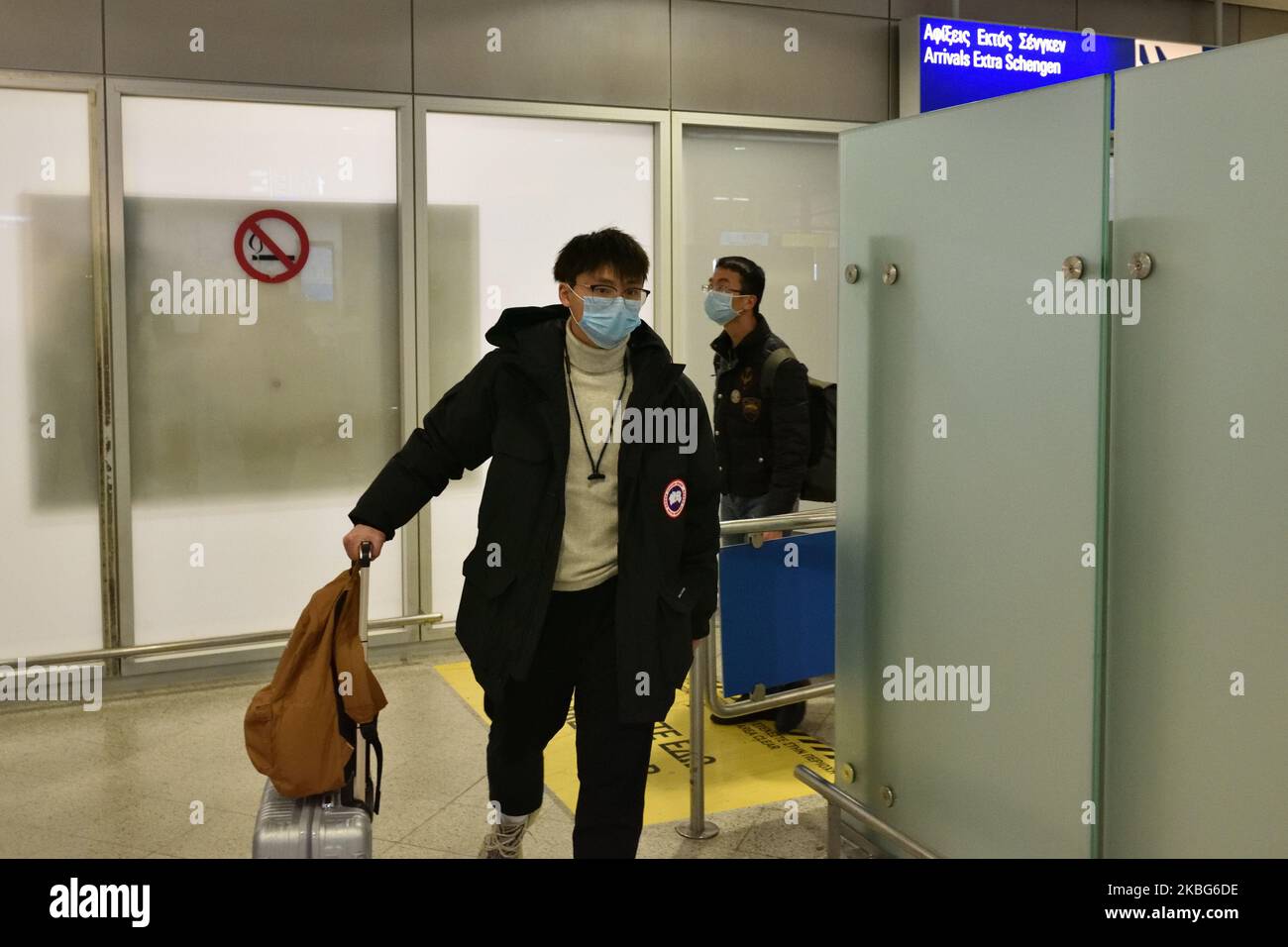 Athens airport masks hires stock photography and images Alamy