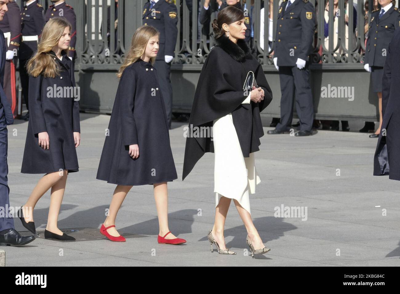 rincess Leonor of Spain, Queen Letizia of Spain, and Princess Leonor of