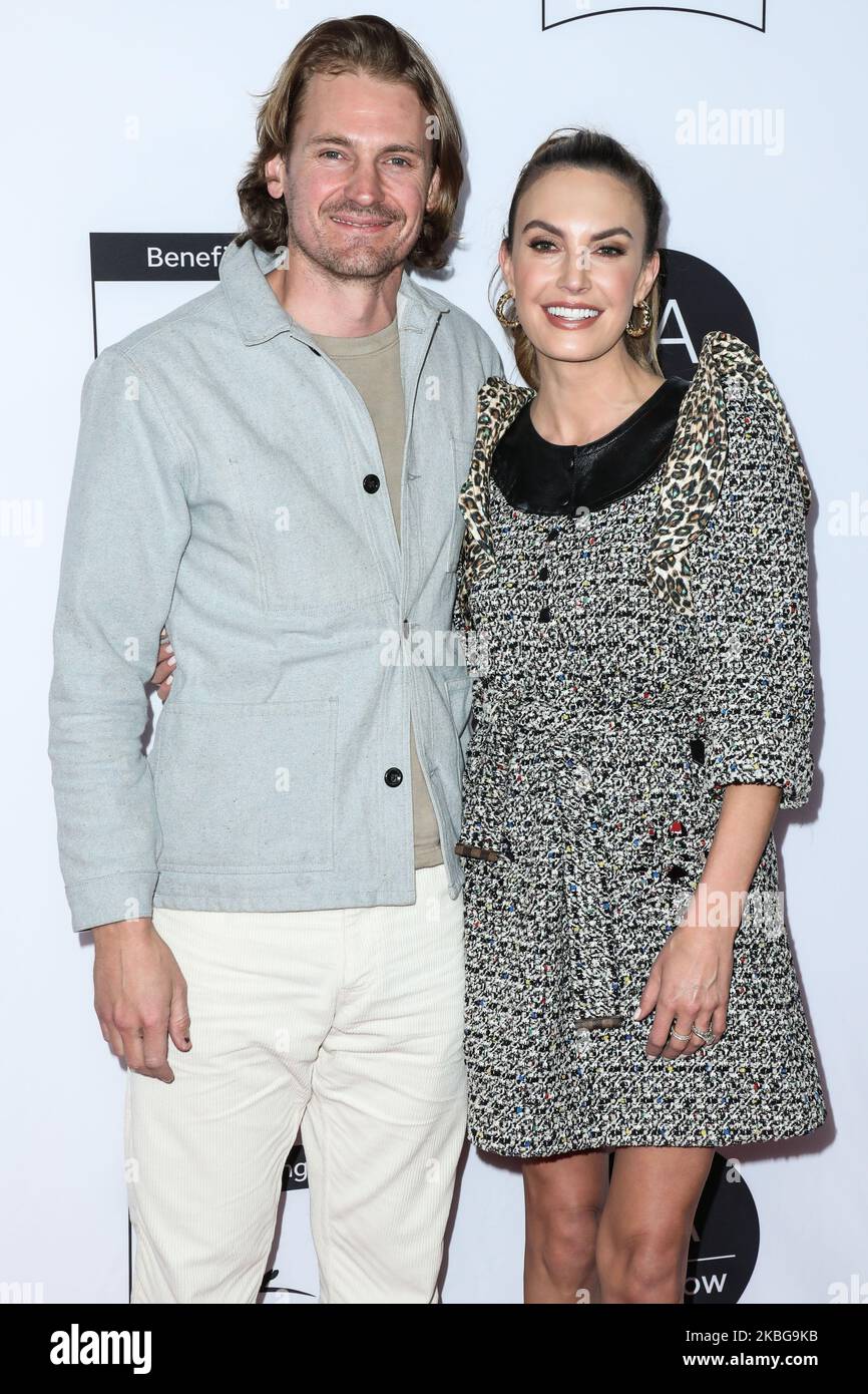 LOS ANGELES, CALIFORNIA, USA - FEBRUARY 05: Josh Pence and Elizabeth Chambers arrive at the Los Angeles Art Show 2020 Opening Night Gala held at the Los Angeles Convention Center on February 5, 2020 in Los Angeles, California, United States. (Photo by Xavier Collin/Image Press Agency/NurPhoto) Stock Photo