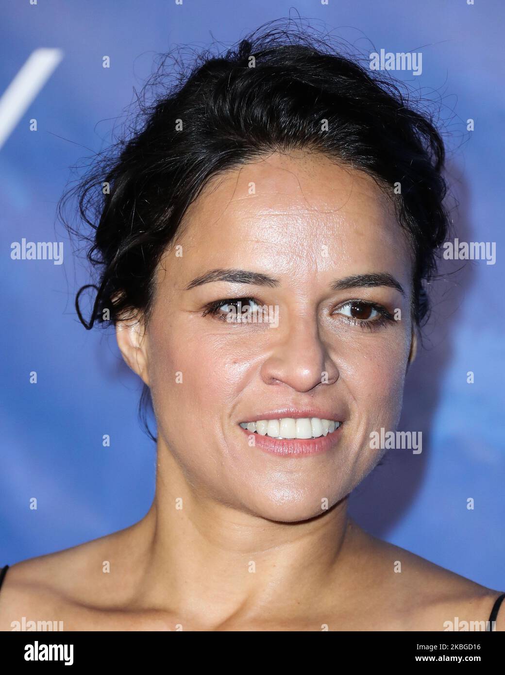 BEVERLY HILLS, LOS ANGELES, CALIFORNIA, USA - FEBRUARY 06: Actress Michelle Rodriguez arrives at the 2020 Hollywood For The Global Ocean Gala Honoring HSH Prince Albert II Of Monaco held at the Palazzo di Amore on February 6, 2020 in Beverly Hills, Los Angeles, California, United States. (Photo by Xavier Collin/Image Press Agency/NurPhoto) Stock Photo