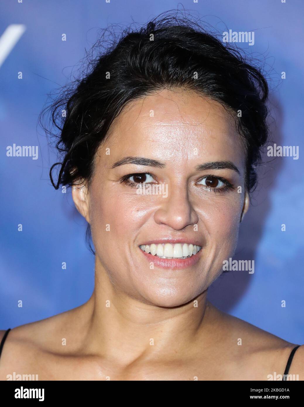 BEVERLY HILLS, LOS ANGELES, CALIFORNIA, USA - FEBRUARY 06: Actress Michelle Rodriguez arrives at the 2020 Hollywood For The Global Ocean Gala Honoring HSH Prince Albert II Of Monaco held at the Palazzo di Amore on February 6, 2020 in Beverly Hills, Los Angeles, California, United States. (Photo by Xavier Collin/Image Press Agency/NurPhoto) Stock Photo