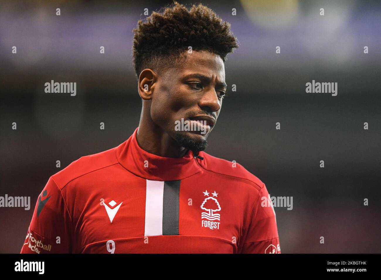 Genoa, Italy, 16th January 2023. George Puskas of Genoa CFC reacts during  the Serie B match at Luigi Ferraris, Genoa. Picture credit should read:  Jonathan Moscrop / Sportimage Stock Photo - Alamy