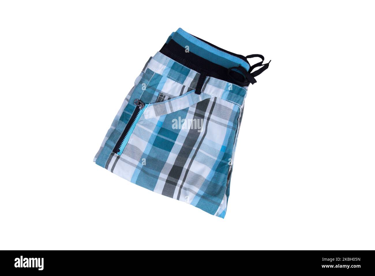 New shorts made of cloth isolated on white background Stock Photo Alamy