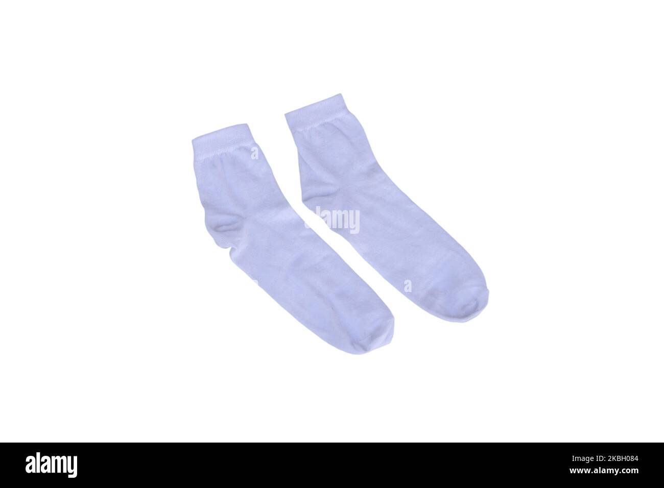 men's white socks pair isolated on white background Stock Photo Alamy