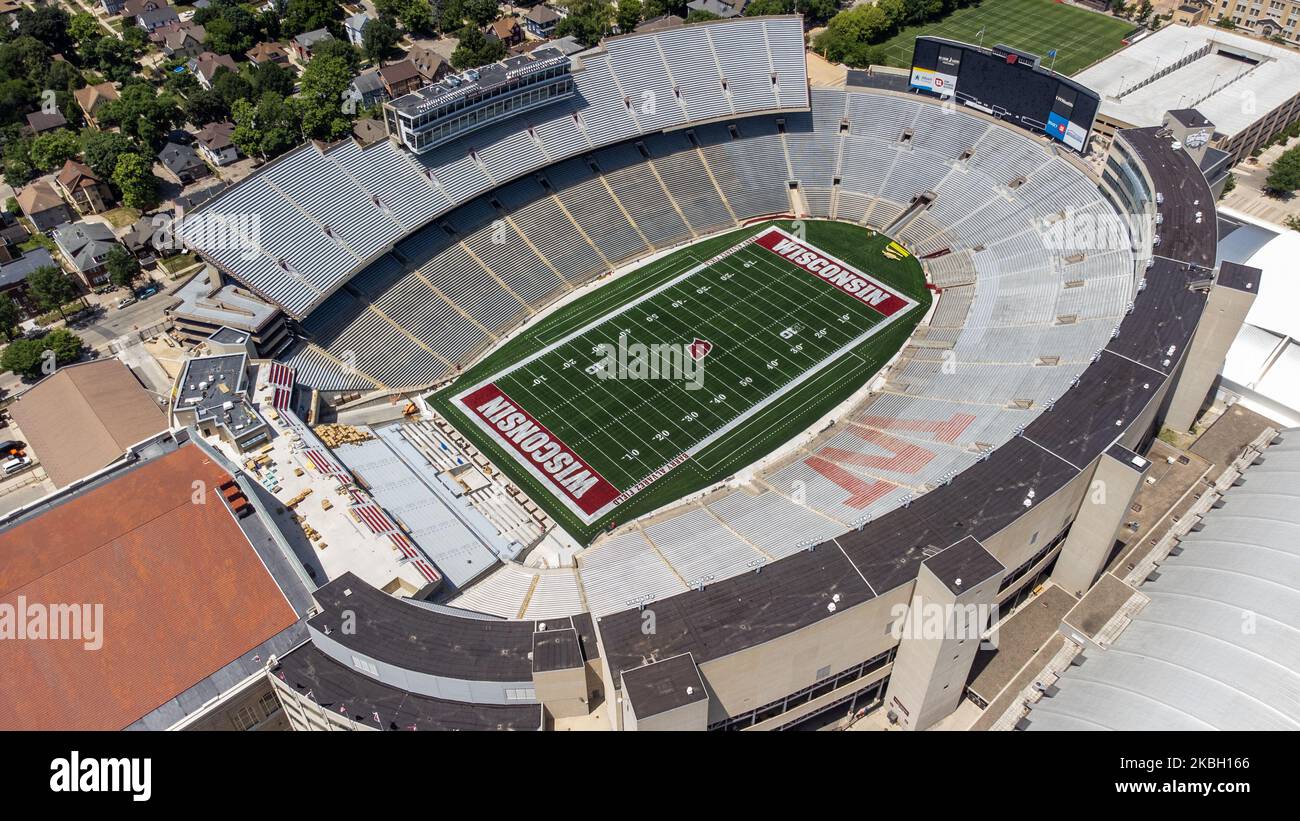 American football field aerial hires stock photography and images Alamy
