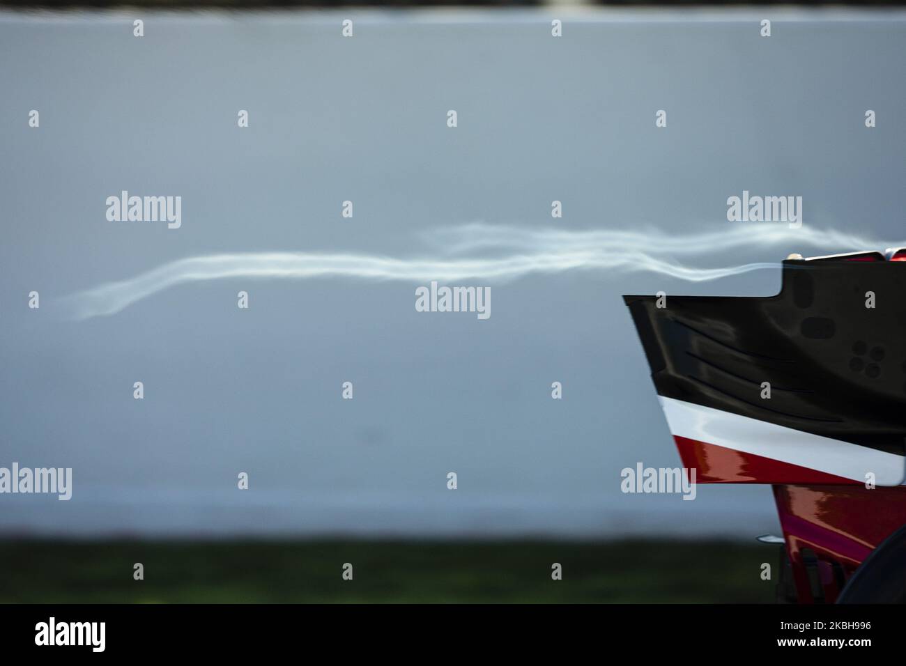 Coanda effect at 63 RUSSELL (gbr), Williams Racing F1 FW43 car