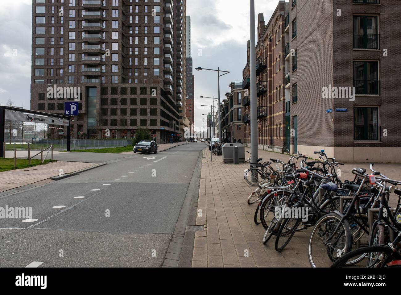 Daily Life In Rotterdam, Netherlands, on February 20, 2020. Rotterdam
