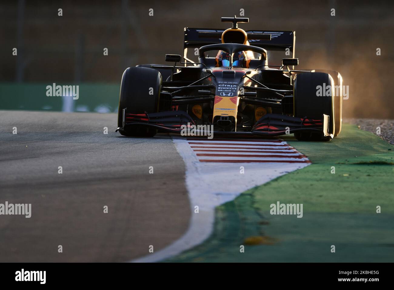 Alexander Albon of Thailand driving the (23) Aston Martin Red Bull ...
