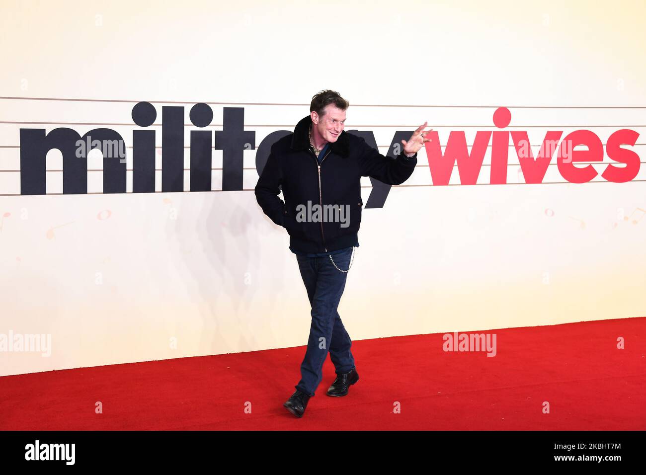 Jason Flemyng attends the Military Wives UK Premiere at Cineworld Leicester Square on February 24, 2020 in London, England. (Photo by Alberto Pezzali/NurPhoto) Stock Photo