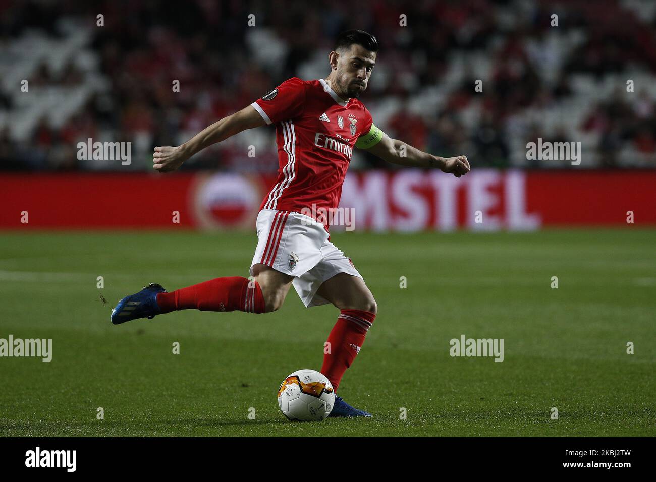 Pizzi of Benfica in action during UEFA Europa League football match between SL Benfica vs FC Shakhtar Donetsk, in Lisbon, on February 27, 2020. (Photo by Carlos Palma/NurPhoto) Stock Photo