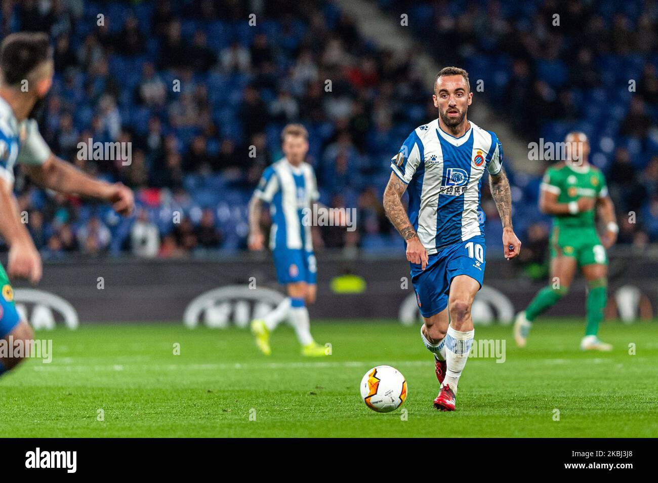 Sergi Darder during the match between RCD Espanyol and Wolverhampton Wanderers FC, corresponding to the second leg of the round of 32 of the Europa League, played at the RCDE Stadium, on 27th February 2020, in Barcelona, Spain. (Photo by Xavier Ballart/Urbanandsport/NurPhoto) Stock Photo