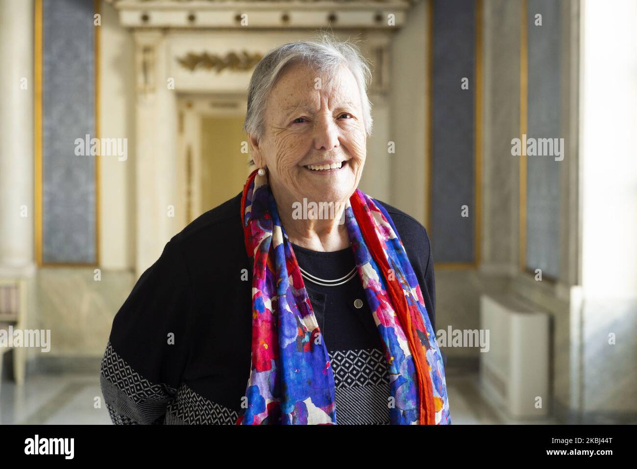 Actress Maria Galiana poses for a portrait session in Madrid on February 28, 2020 in Madrid, Spain. (Photo by Oscar Gonzalez/NurPhoto) Stock Photo