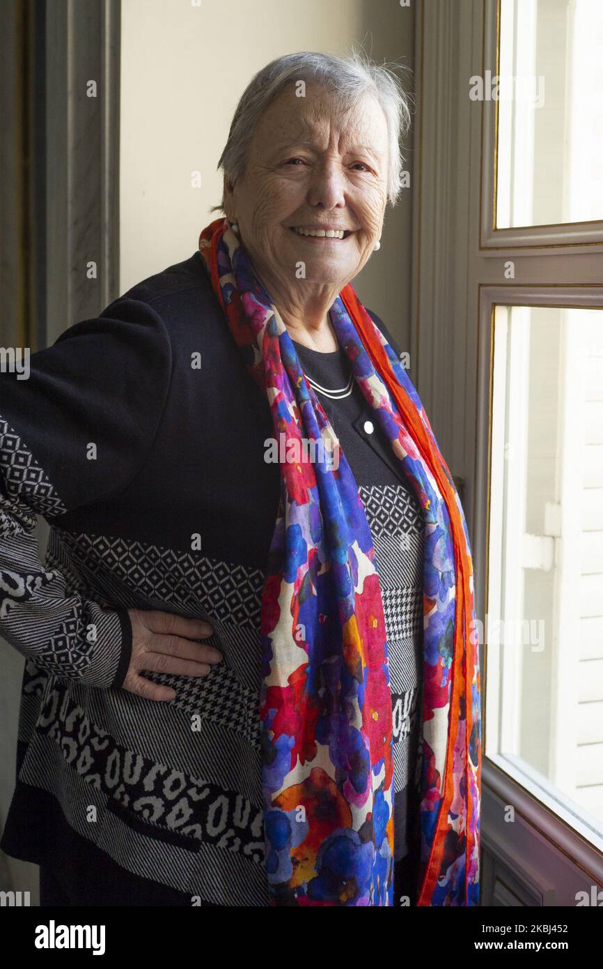 Actress Maria Galiana poses for a portrait session in Madrid on February 28, 2020 in Madrid, Spain. (Photo by Oscar Gonzalez/NurPhoto) Stock Photo