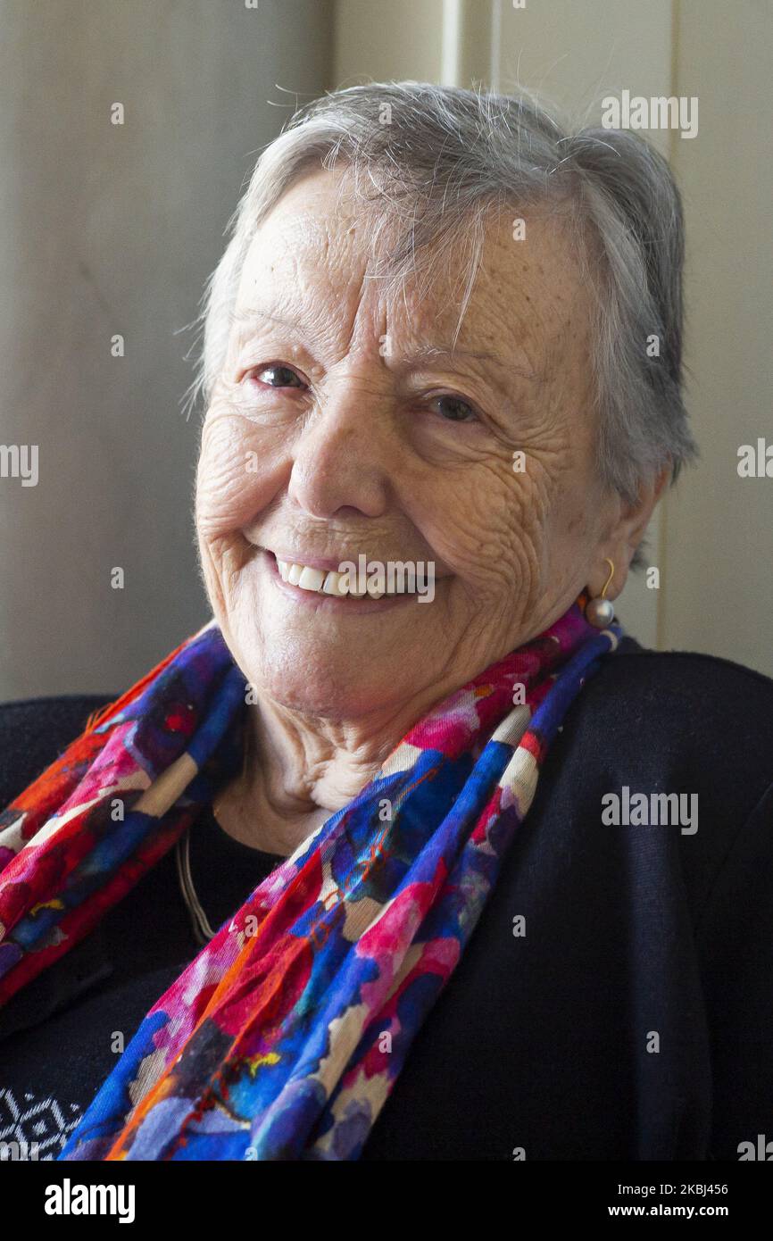 Actress Maria Galiana poses for a portrait session in Madrid on February 28, 2020 in Madrid, Spain. (Photo by Oscar Gonzalez/NurPhoto) Stock Photo