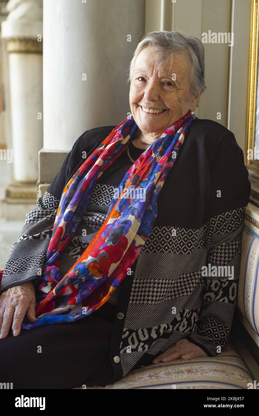 Actress Maria Galiana poses for a portrait session in Madrid on February 28, 2020 in Madrid, Spain. (Photo by Oscar Gonzalez/NurPhoto) Stock Photo