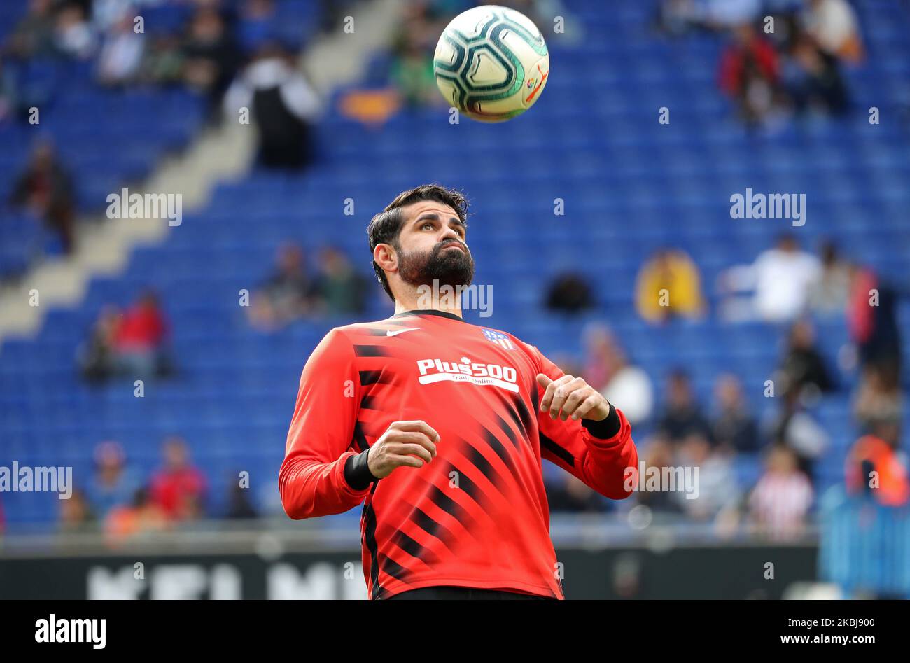 Diego Costa during the match between RCD Espanyol and Atletico de Madrid, corresponding to the week 26 of the Liga Santander, played at the RCDE Stadium, 01st March 2020, in Barcelona, Spain. (Photo by Joan Valls/Urbanandsport/NurPhoto) Stock Photo