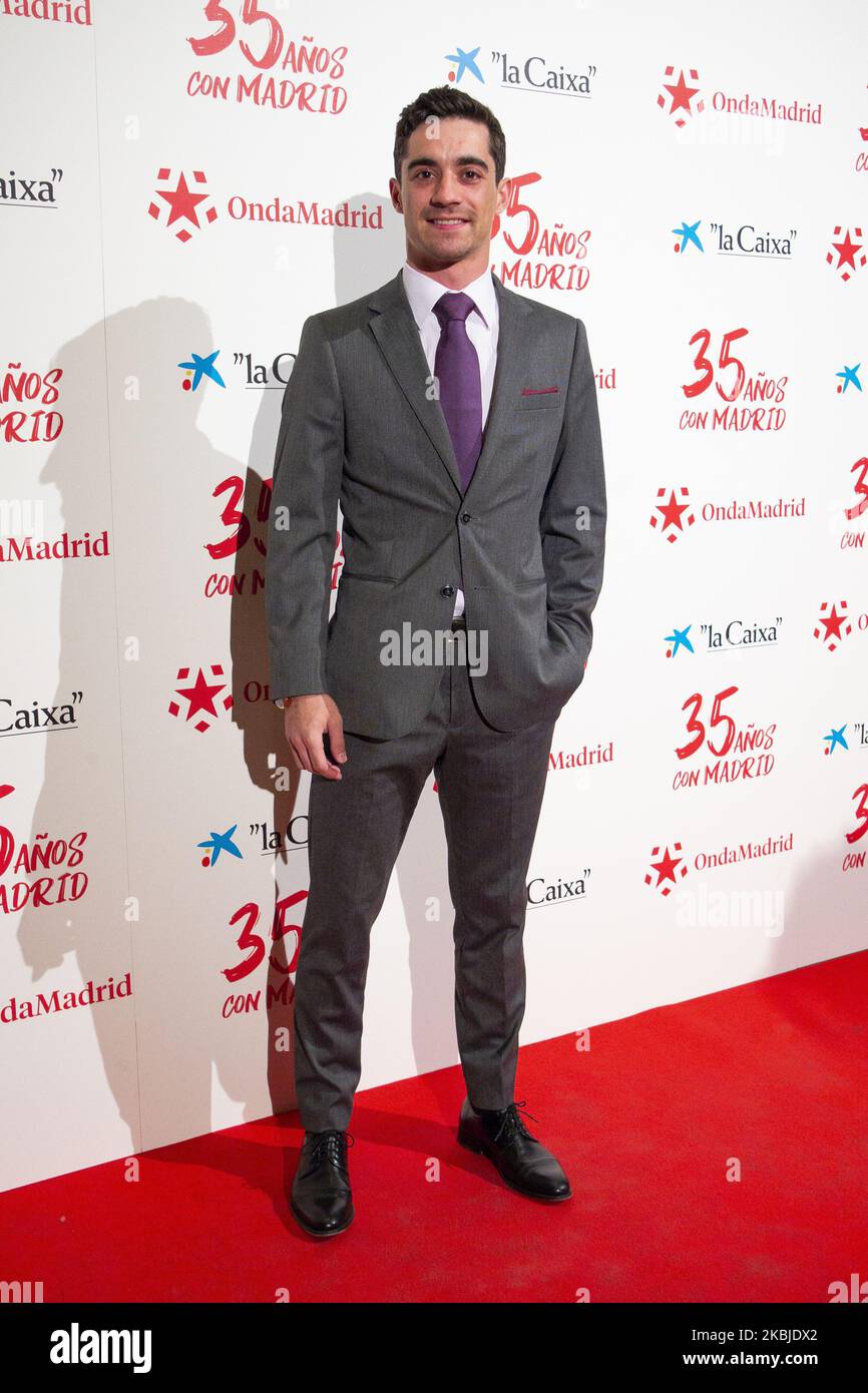 Javier Fernández López attended the gala for the 35th anniversary of Onda Madrid photocall on March 04, 2020 in Madrid, Spain. (Photo by Oscar Gonzalez/NurPhoto) Stock Photo