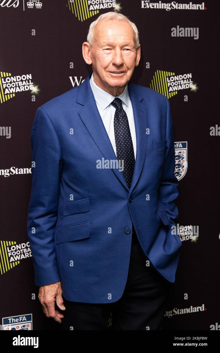 Bob Wilson attends London Football Awards at The Roundhouse on March 05