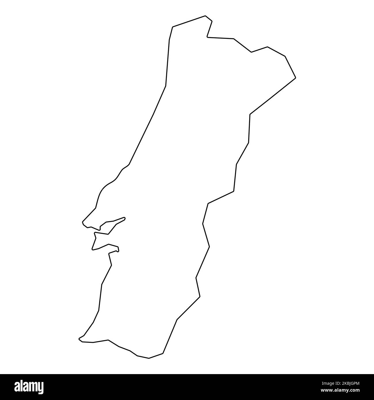 Portugal Outline Map Set Detailed Map Coastline Portugal Map Vector Vector,  Detailed Map, Coastline, Portugal Map Vector PNG and Vector with  Transparent Background for Free Download