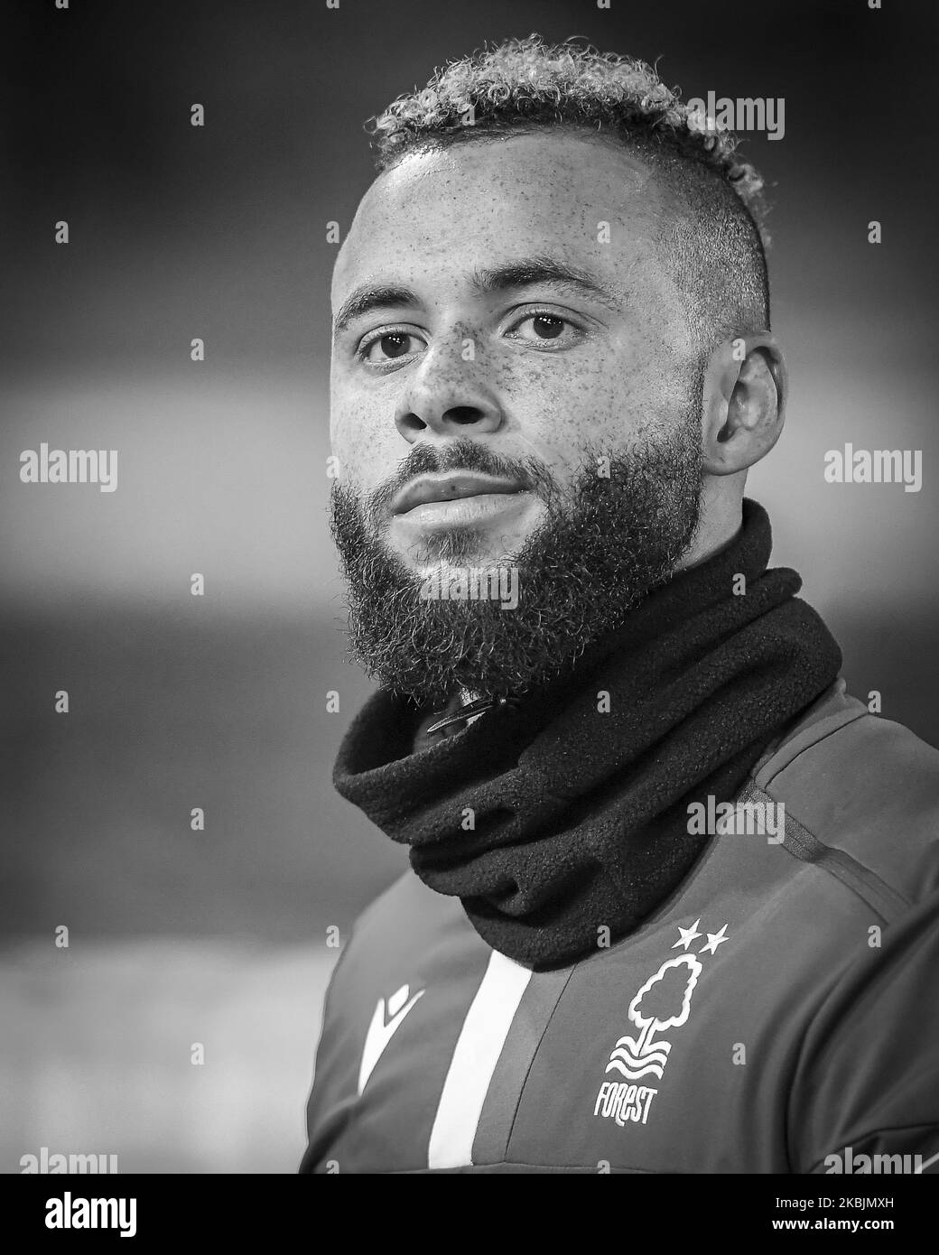 John Bostock (13) of Nottingham Forest during the Sky Bet Championship match between Nottingham Forest and Millwall at the City Ground, Nottingham on Saturday 7th March 2020. (Photo by Jon Hobley/ MI News/NurPhoto) Stock Photo
