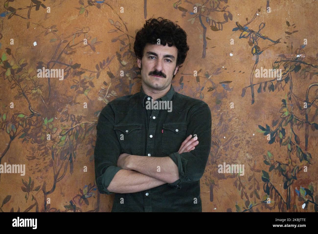 Actor Miki Esparbe poses during the portrait session at the Teatro Pavón theater in Madrid. March 11, 2020 Spain (Photo by Oscar Gonzalez/NurPhoto) Stock Photo