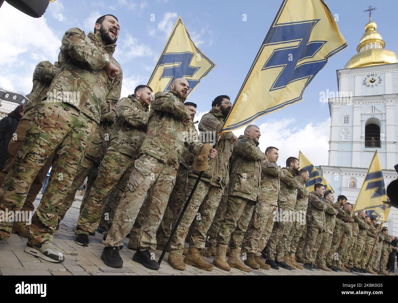 Azov fighters hi-res stock photography and images - Alamy