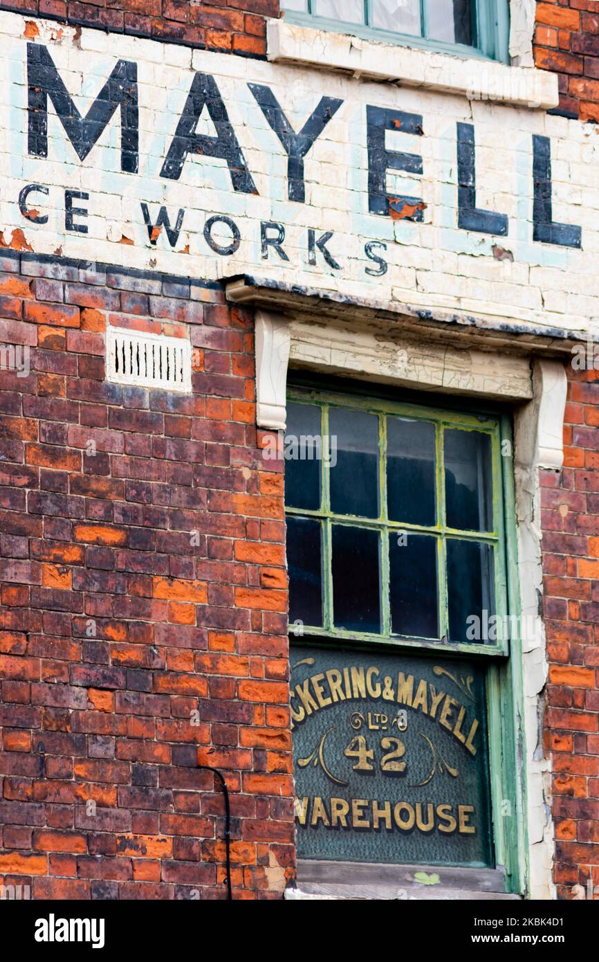 Pickering & Mayell Ltd factory in the Jewellery Quarter, Birmingham, England Stock Photo