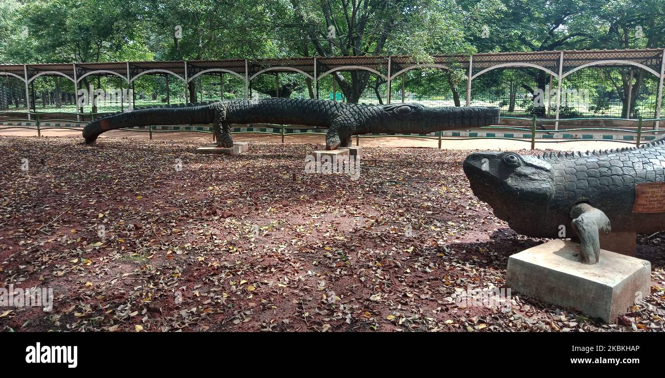 Sculptures at the Lalbagh Botanical Gardens in Bengaluru (Bangalore
