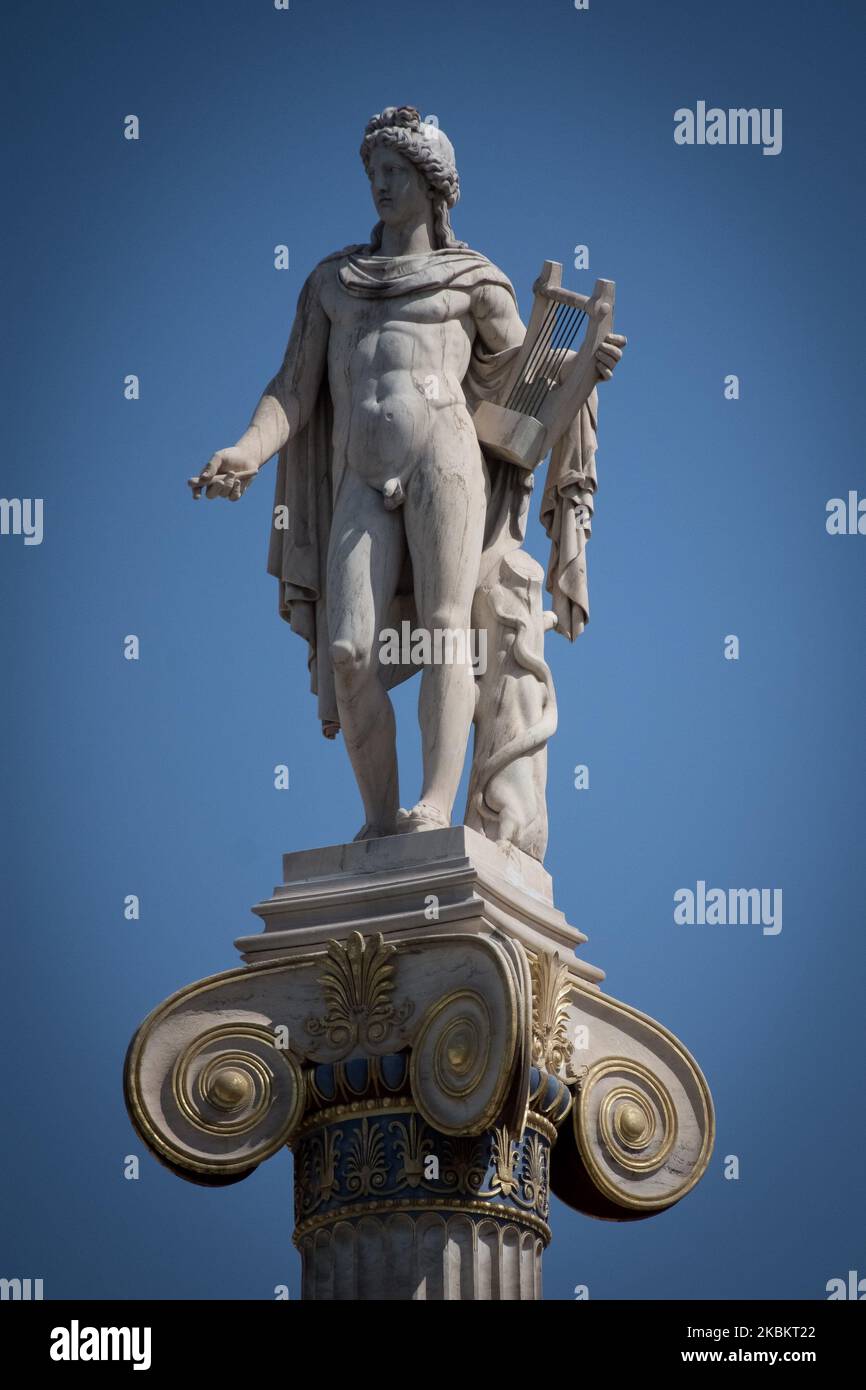 Statue of ancient greek god hermes hires stock photography and images