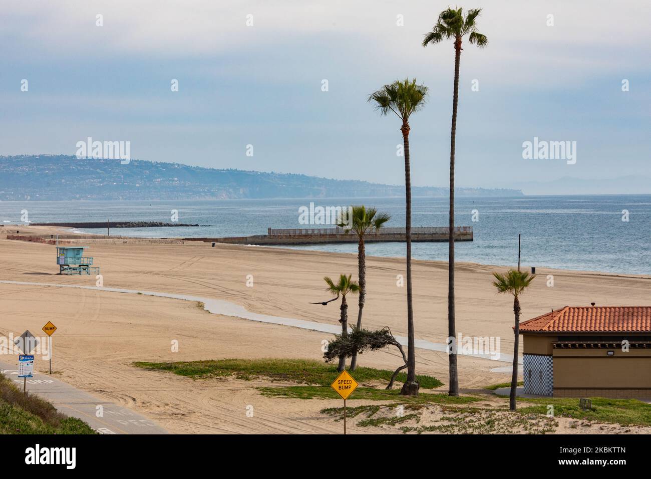 The beaches of Los Angeles were made off limits in order to combat the