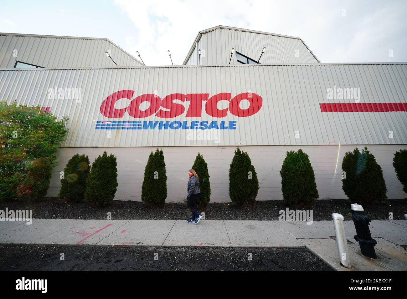 A view of Costco in Queens, New York City amid Coronavirus Pandemic on
