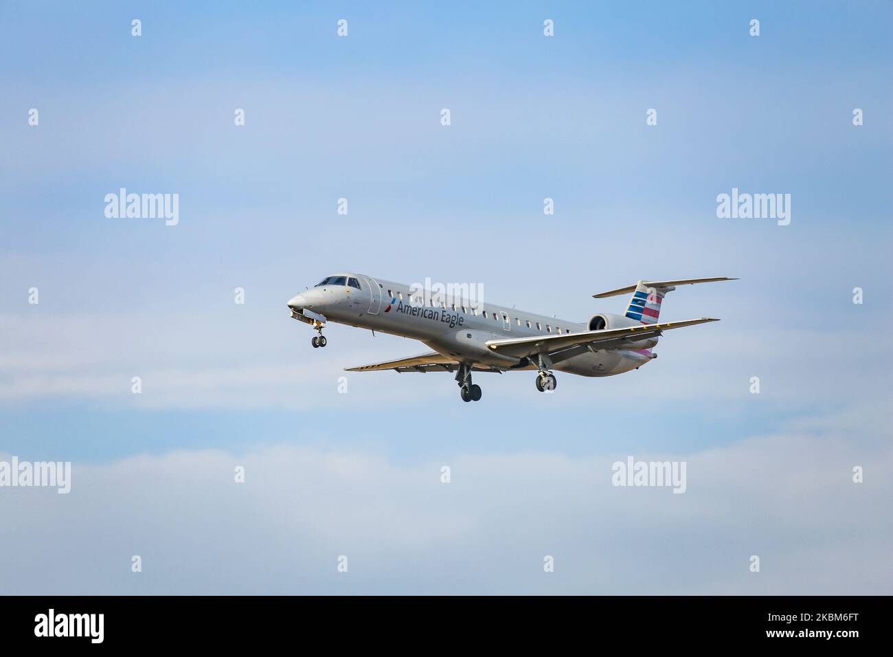 American Airlines Embraer ERJ-145 regional jet aircraft as seen on ...