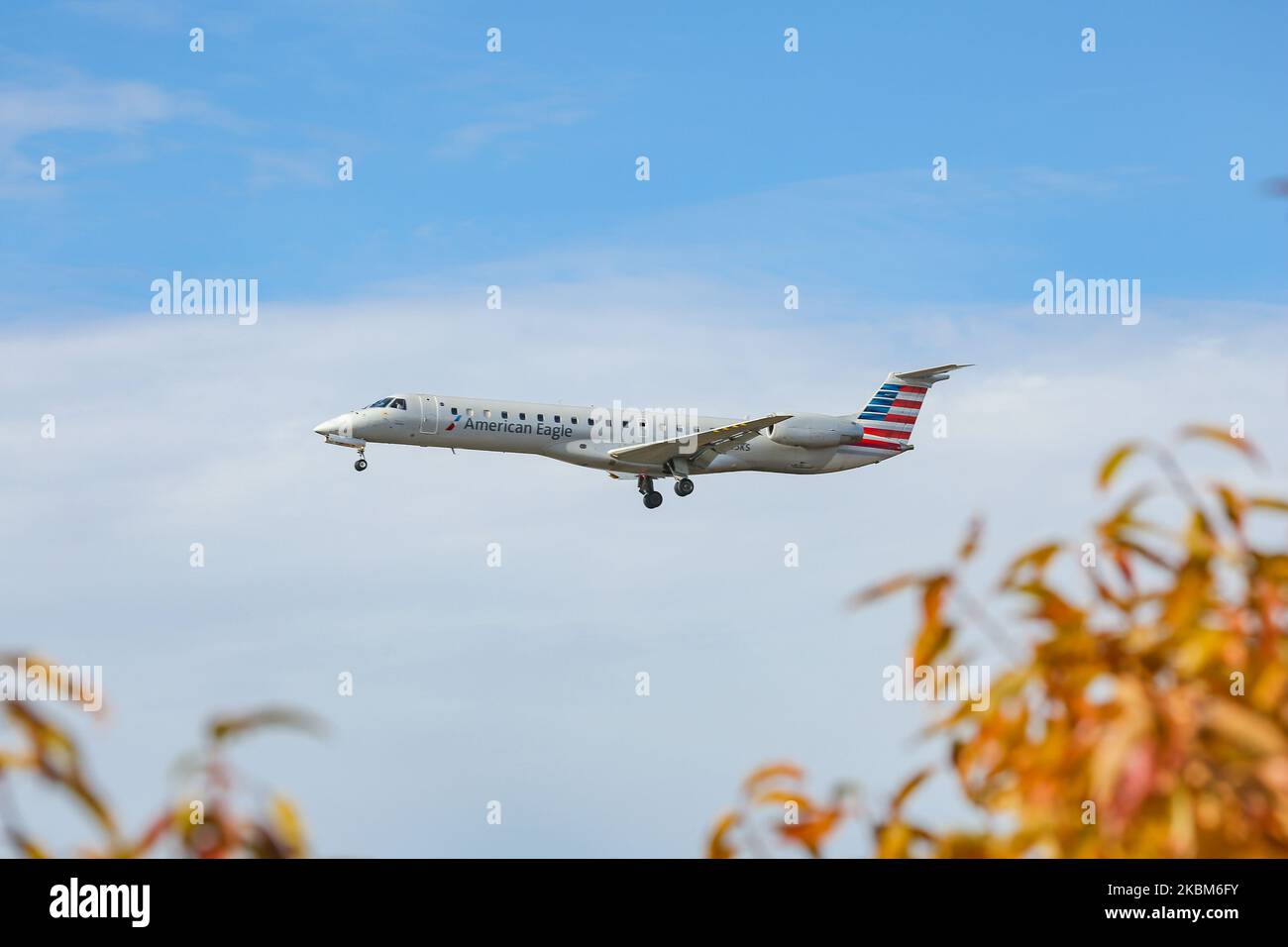 American Airlines Embraer ERJ-145 regional jet aircraft as seen on ...
