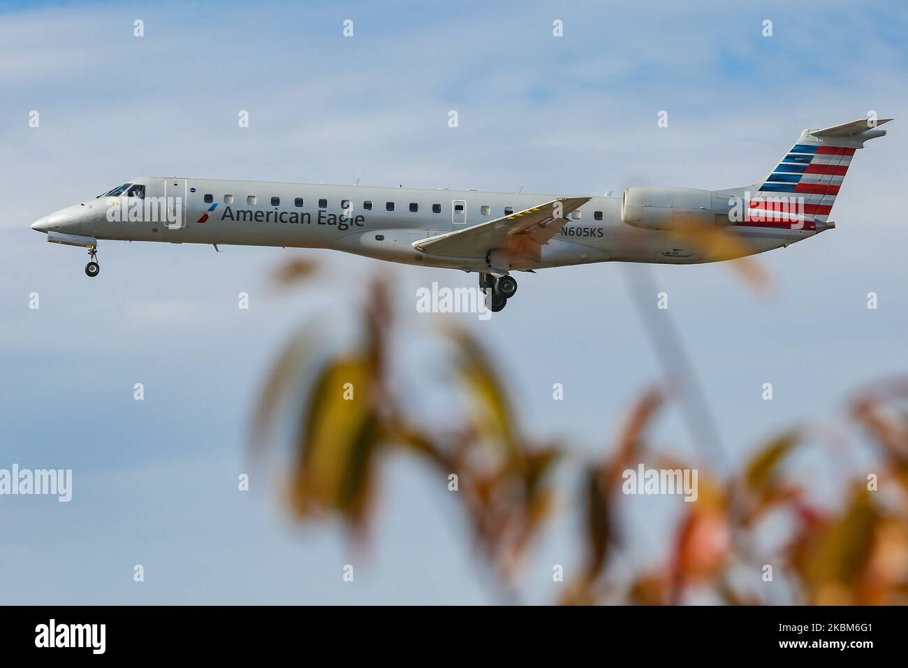 American Airlines Embraer ERJ-145 regional jet aircraft as seen on ...