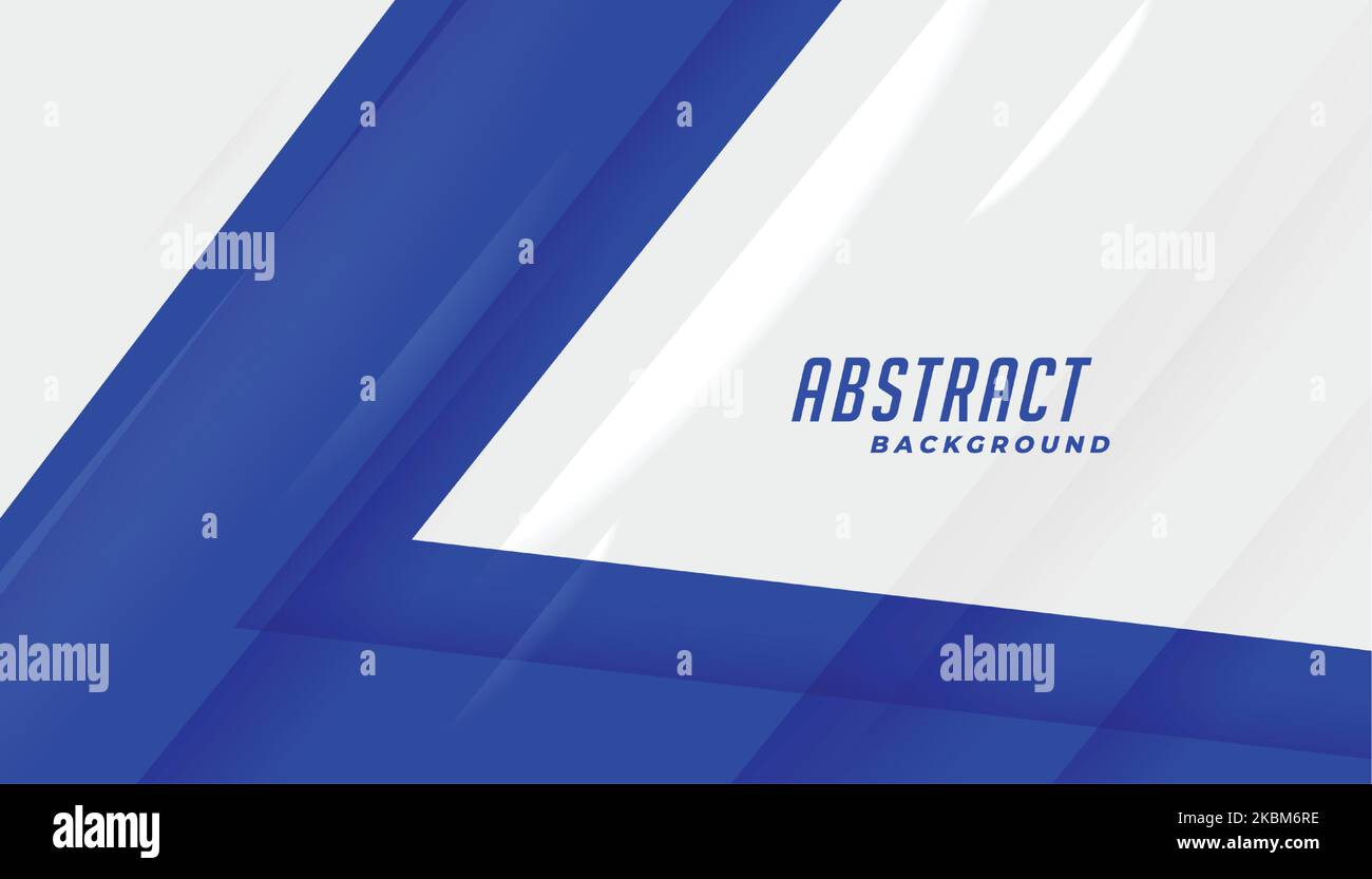 abstract blue and white geometric background vector Stock Vector Image