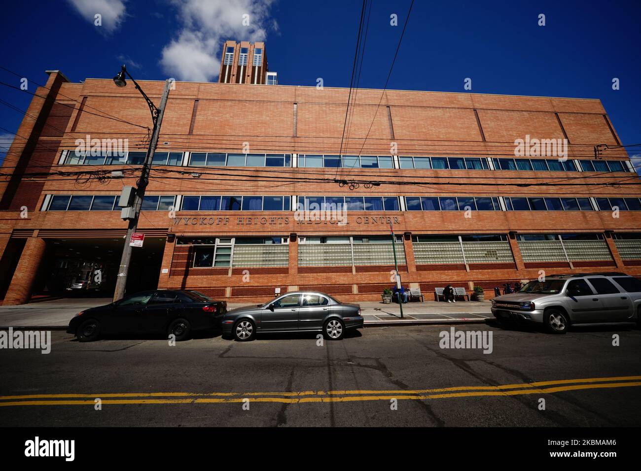 A view of a Wyckoff Heights Medical Center in Brooklyn, New York, USA