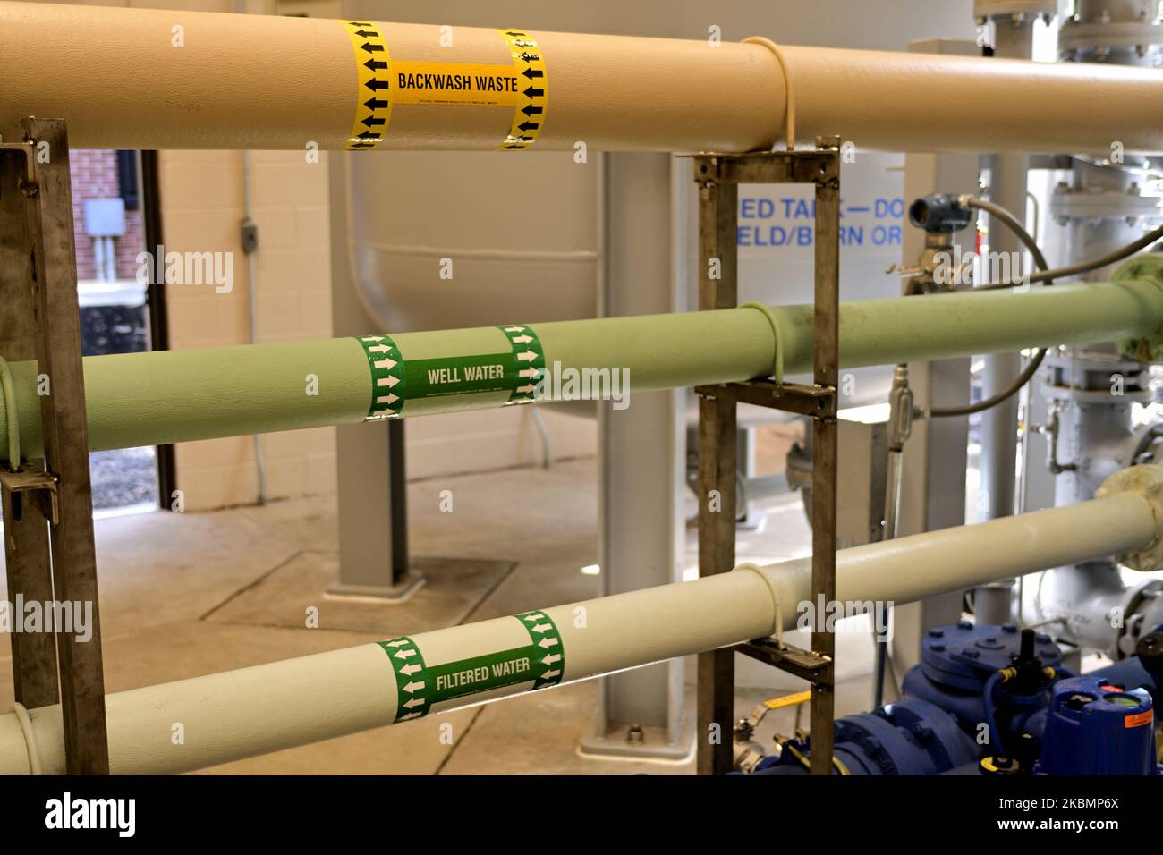 Part of filtration system designed to filter out PFAS Forever Chemicals