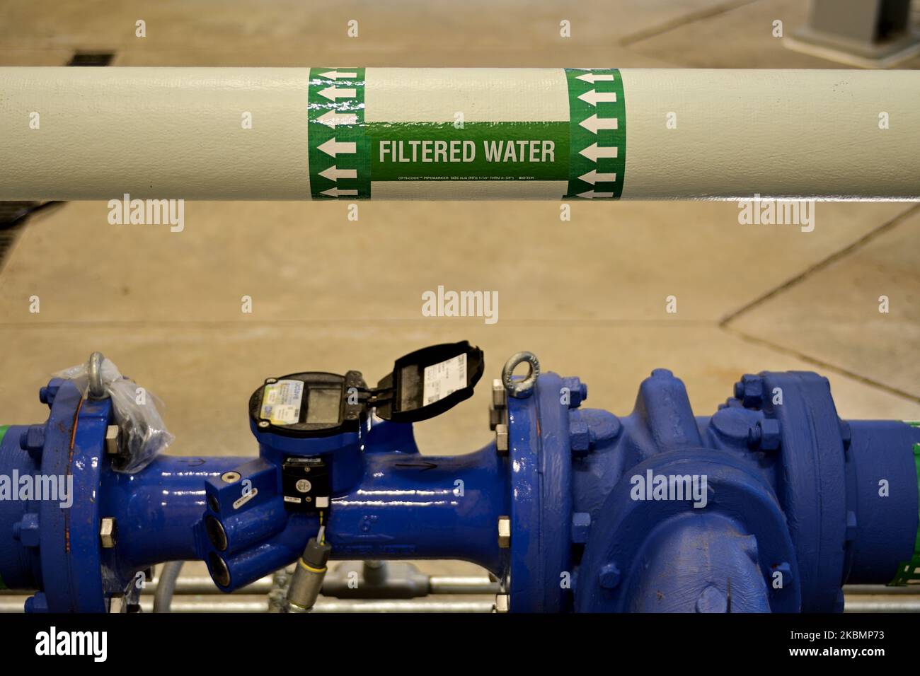 Part of filtration system designed to filter out PFAS Forever Chemicals