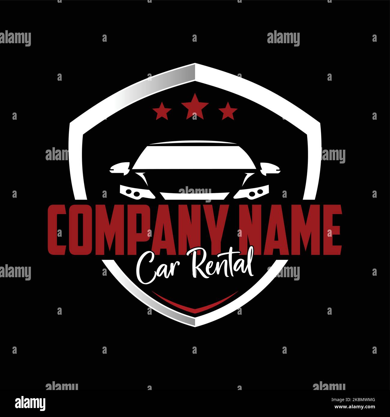 Car Rental Company Logo Design Isolated On White Background Stock car-rental-company-logo-design-isolated-on-white-background-stock