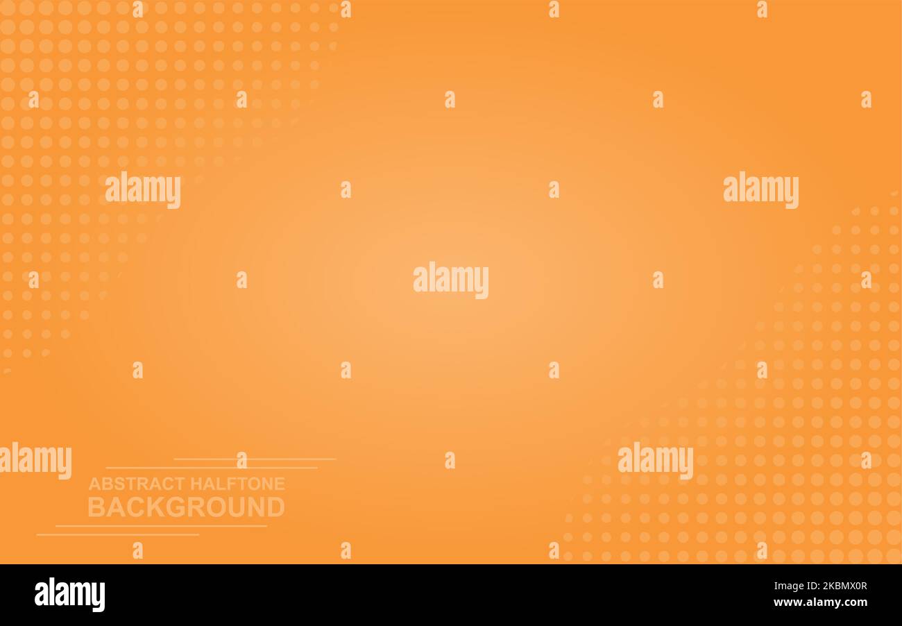 Minimal abstract orange gradient fluid background design with Halftone ...