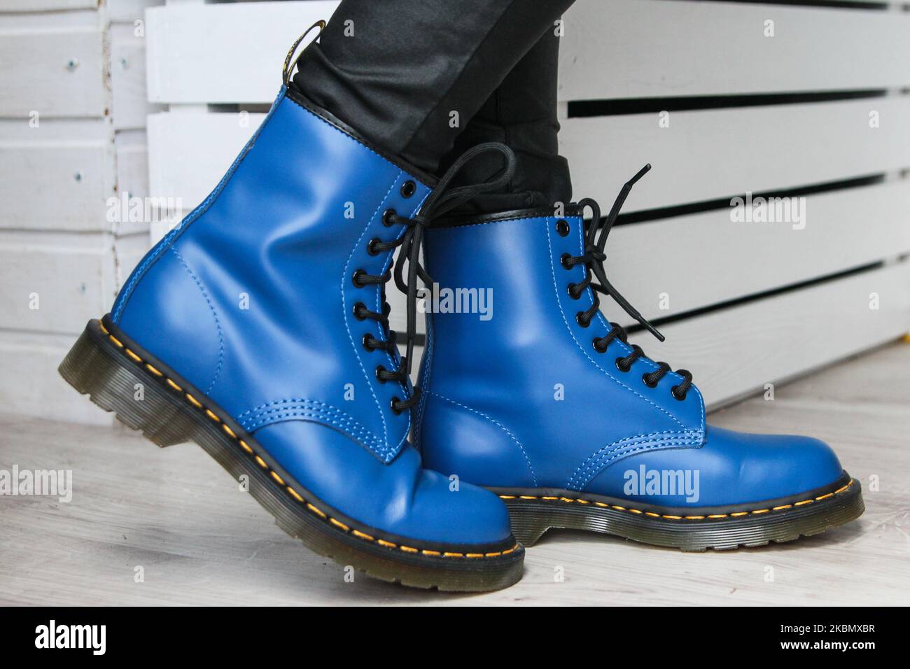 Doc martens heels hi-res stock photography and images - Alamy